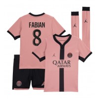 Maglia Calcio Paris Saint-Germain Fabian Ruiz #8 Terza Divisa Bambino 2024-25 Manica Corta (+ pantaloncini)